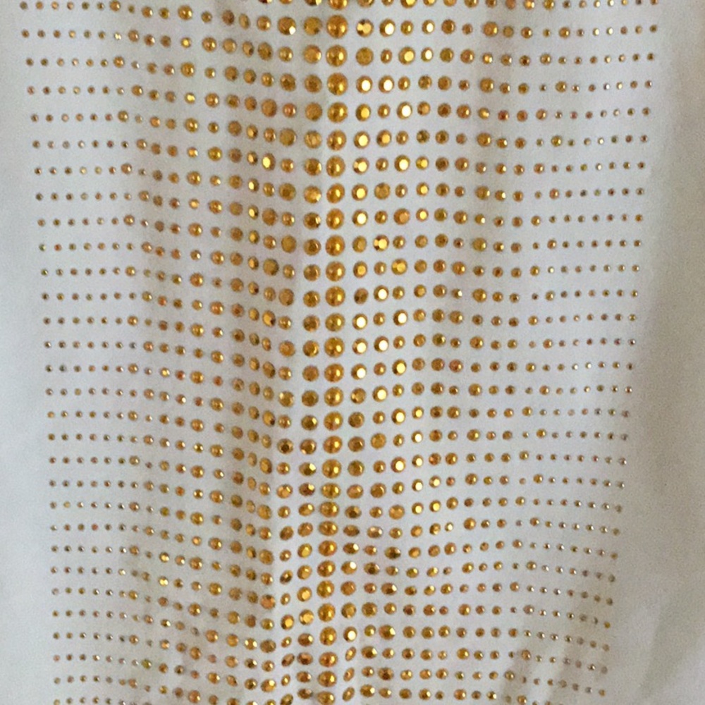 Cache White Embellished Tank - Picture 3 of 5